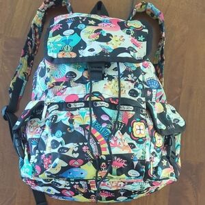 Lesportsac Vibrant Kids Backpack with Black Accents